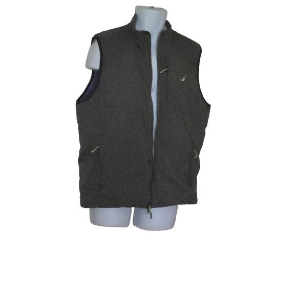 Peter Millar Crown Sport Golf Synthetic Puffer Vest Full Zip gray size L - Picture 8 of 11